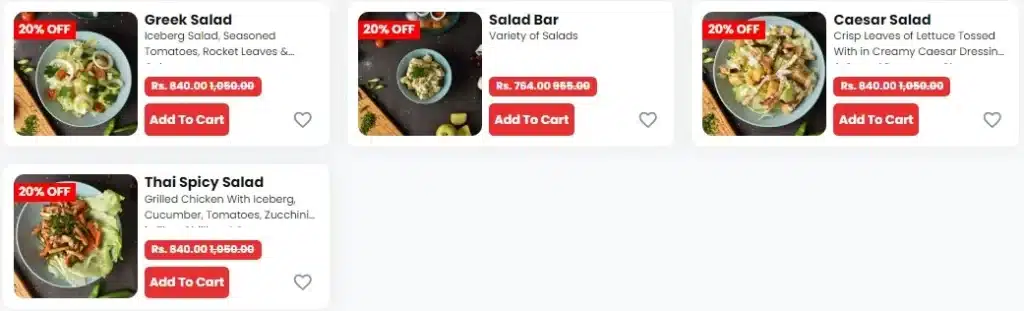 Pappasallis Salad Prices