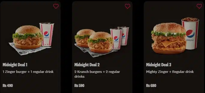  Night Meal with Prices