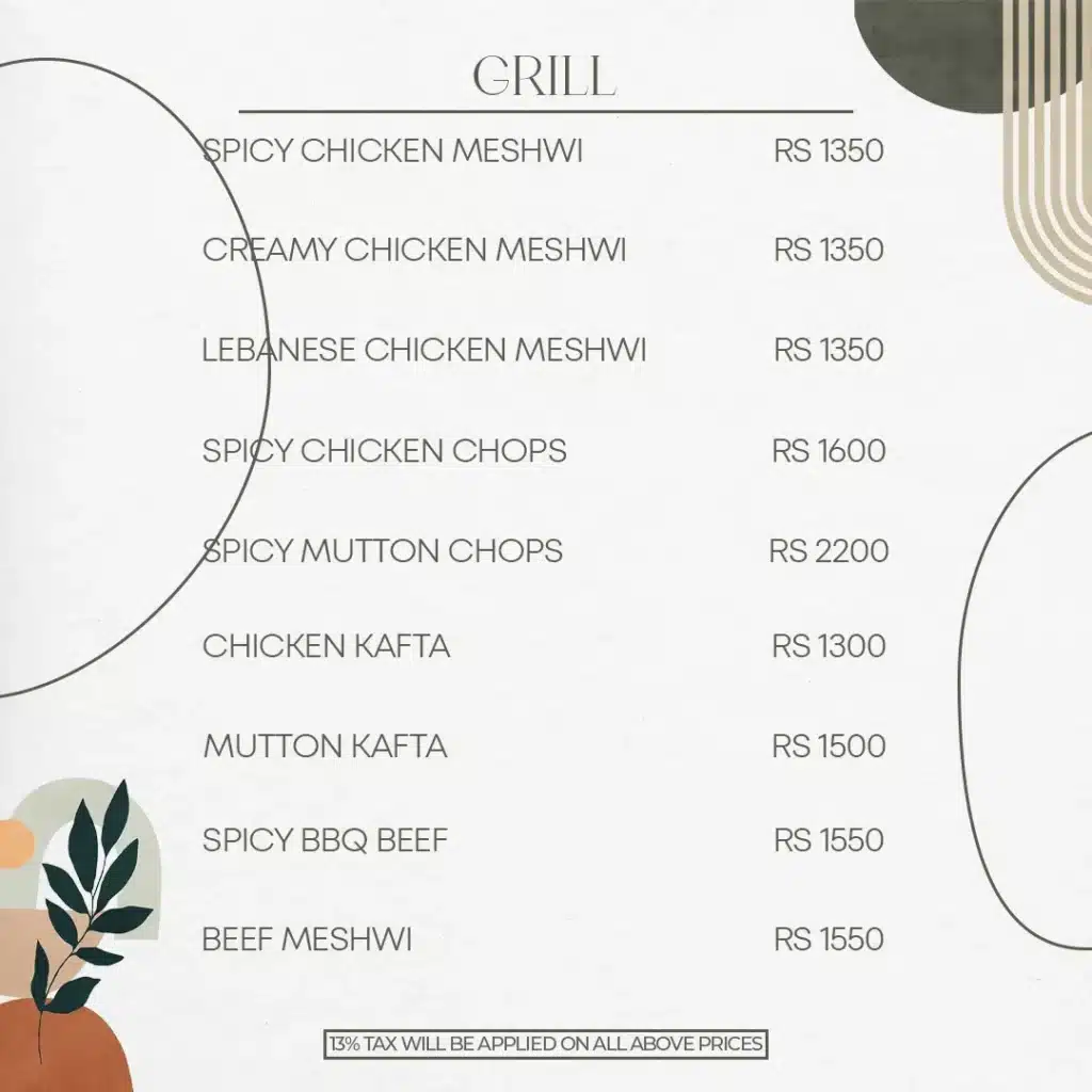 Mandi House Grill Prices