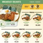 CRAVE NASI LEMAK BREAKFAST MENU PRICES