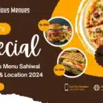 Cheezious Menu Prices Sahiwal