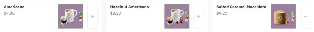 Coffee Bean Espresso Drinks