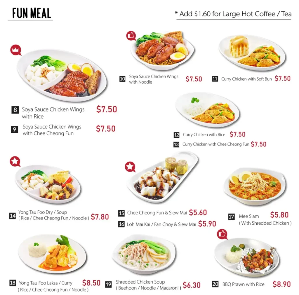 Fun Toast Fun Meal Menu Prices