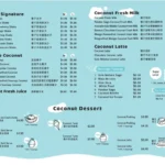 Mr Coconut Menu Singapore