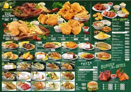 Tenderbest Singapore Menu Prices