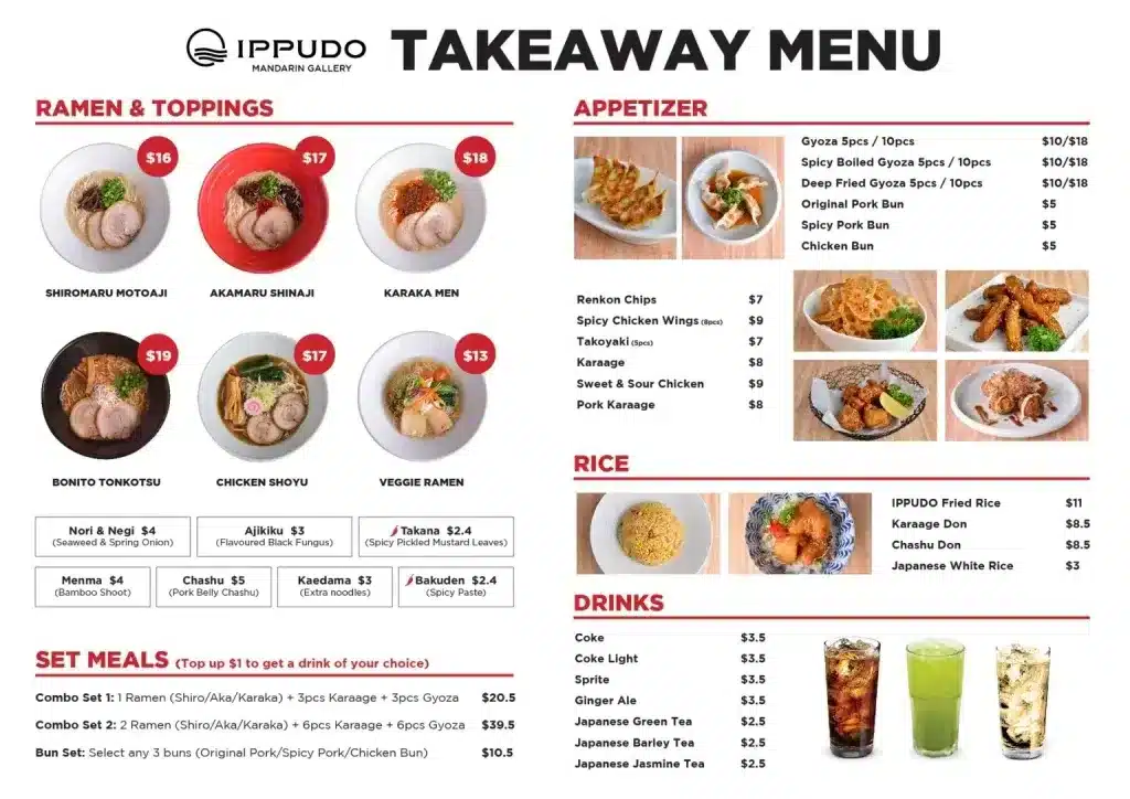 IPUDDO Meu Prices Singapore