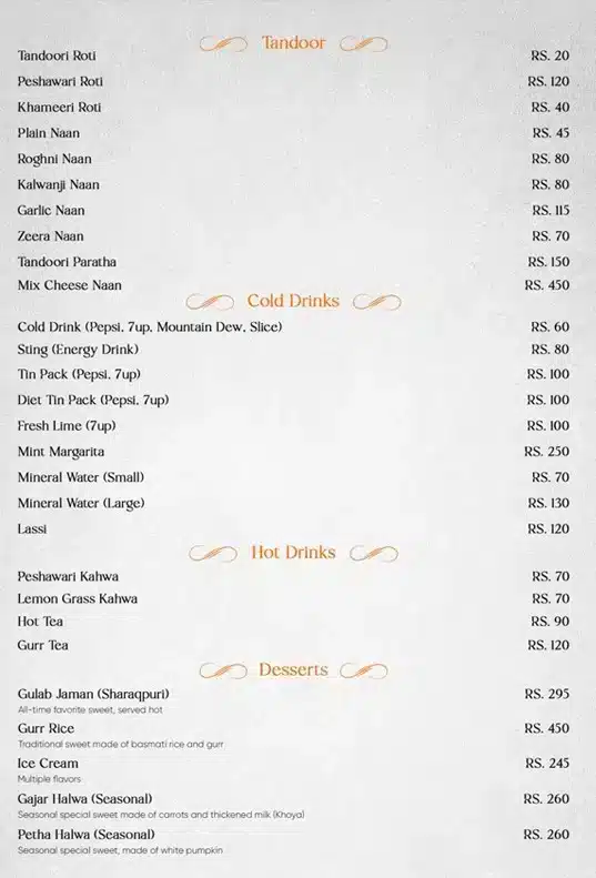 Pind Restaurant Menu Prices Page 5